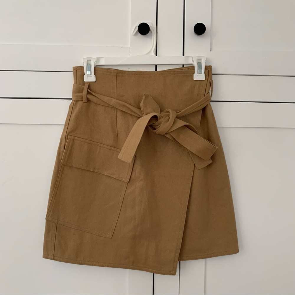 H&M Brown Mini Skirt Size 4